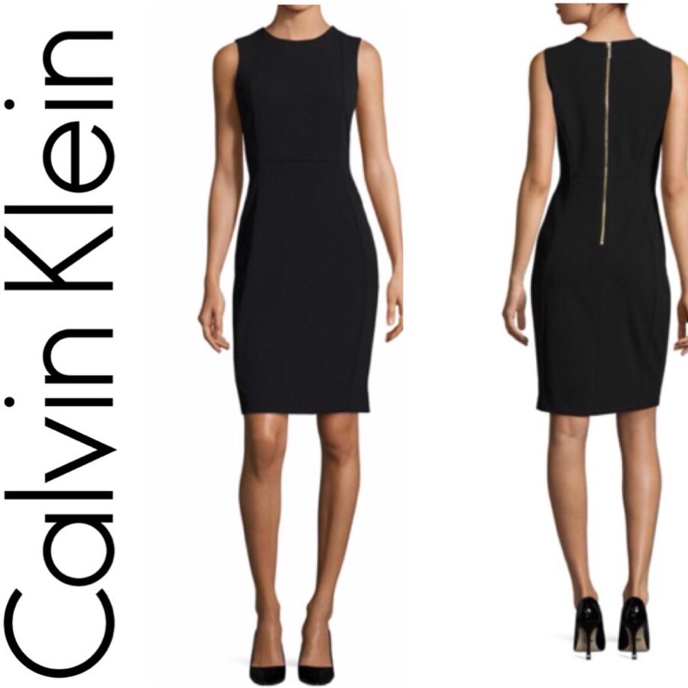 NWT | Calvin Klein |  Sleeveless Sheath Dress